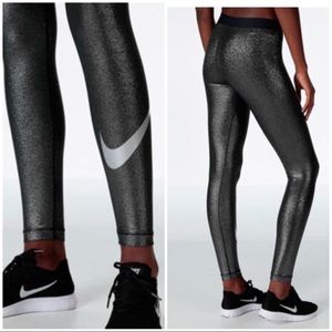 Sparkly Nike Pro Leggings